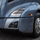 Volvo VNL LH Bumper Corner (2018-2025) - Primed with Fog Light Cutout - Replaces 82750068