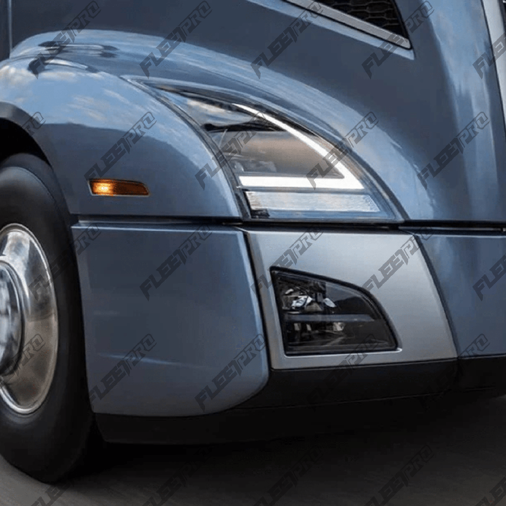 Volvo VNL RH Bumper Corner (2018-2025) - Primed with Fog Light Cutout - Replaces 82750070