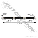 Volvo VNL Negative Battery Bar – Black 4-Battery Bus Bar – Replaces 21107829