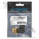 Volvo M22 Push Lock Fitting – 90° Swivel Elbow – 1/2" Tube x M22 – 177.12C698M22