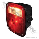 Freightliner LH Stop Tail Turn Light – Box Assembly with License Window – Replaces Grote 53712