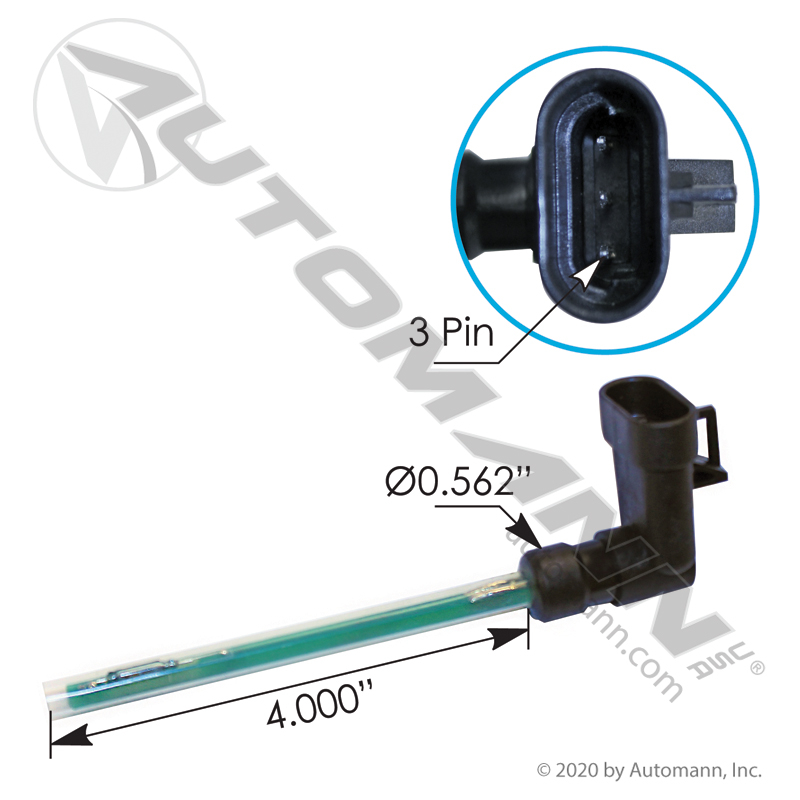 [577.96504S] Coolant Level Sensor Short Arm, Volvo VNL / Mack (22564822)