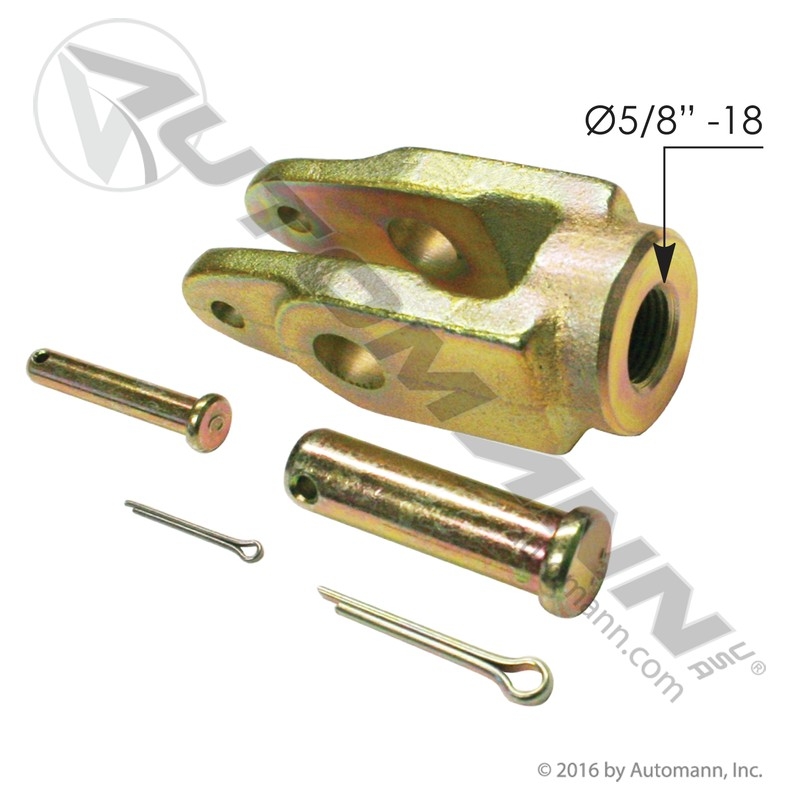 [179.YK5814] Clevis Kit Gunite Type 5/8in-18, 1.0in Pin C-to-C
