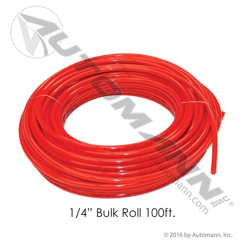 [177.5004R] Nylon Tubing 1/4in OD X 100FT Red