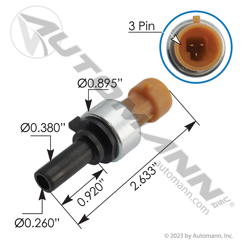 [577.62520OE] Air Brake Pressure (ESP) Sensor Mack/Volvo, Bendix Type