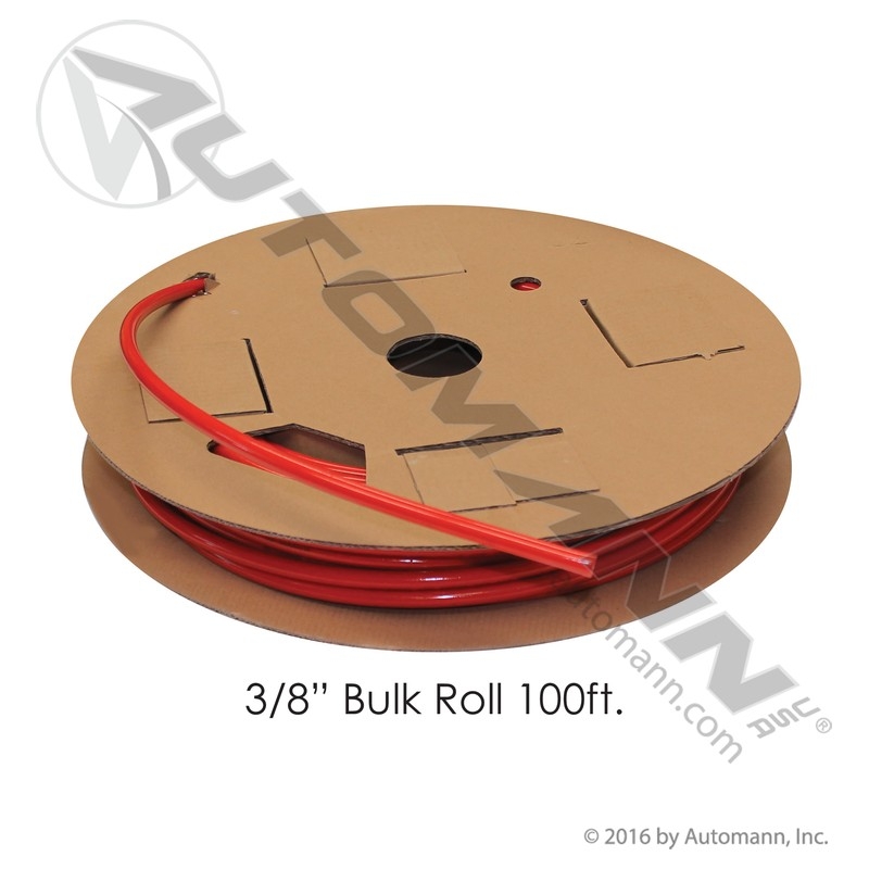 [177.5006R] Nylon Tubing 3/8in OD X 100FT Red