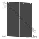 Mud Flap Poly Black Smooth 24 x 30 x 0.15in