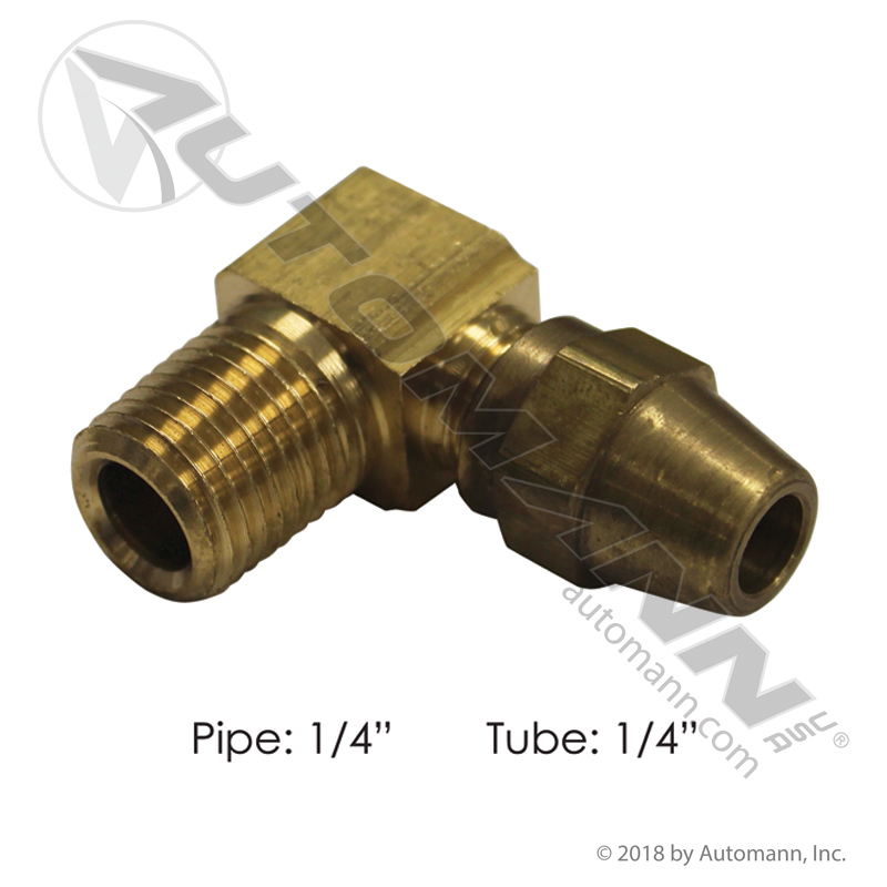 [177.15694B] Male Elbow Copper 1/4IN x 1/4NPT