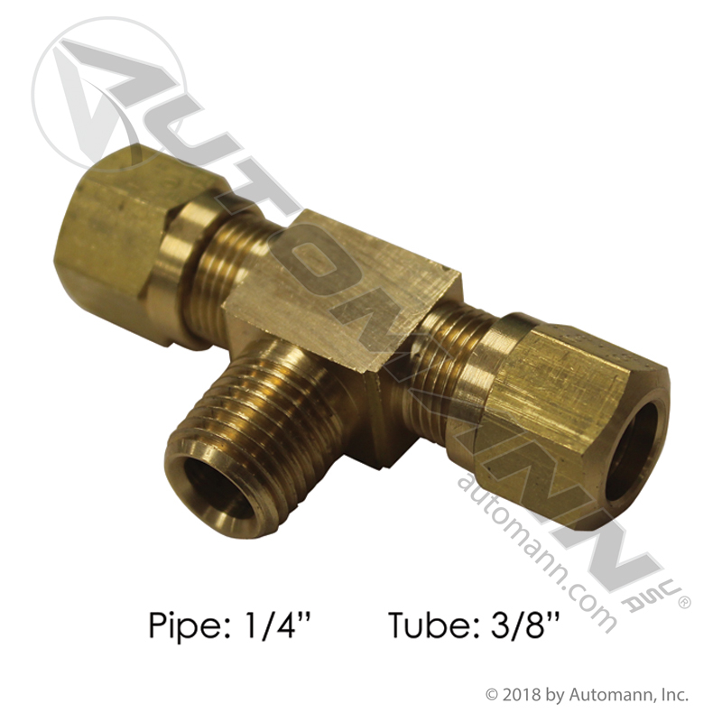 [177.14726B] Male Branch Tee DOT 3/8IN x 1/4NPT