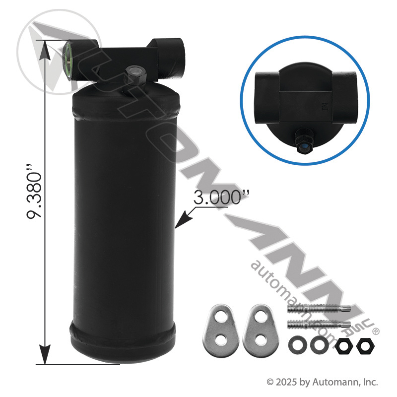 [EVR908961] Everco A/C Receiver Drier OE, Volvo VNL / Mack (82771584)