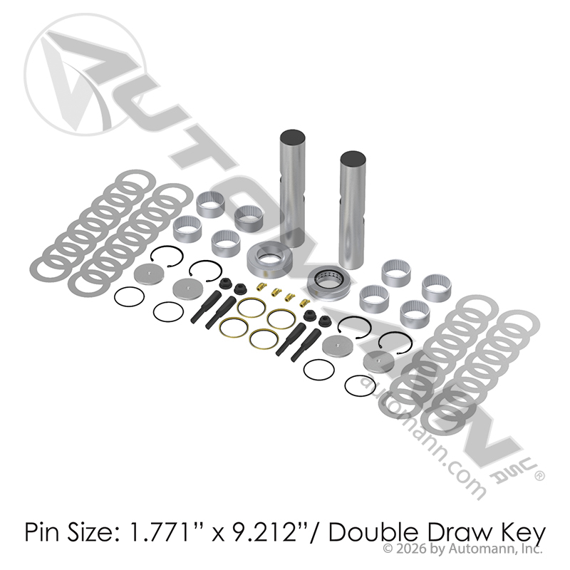 [460.538] King Pin Kit Freightliner, Needle Bushings LH/RH