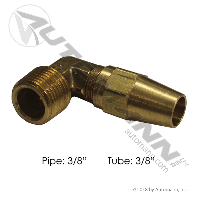 [177.15696C] Male Elbow Copper 3/8IN x 3/8NPT