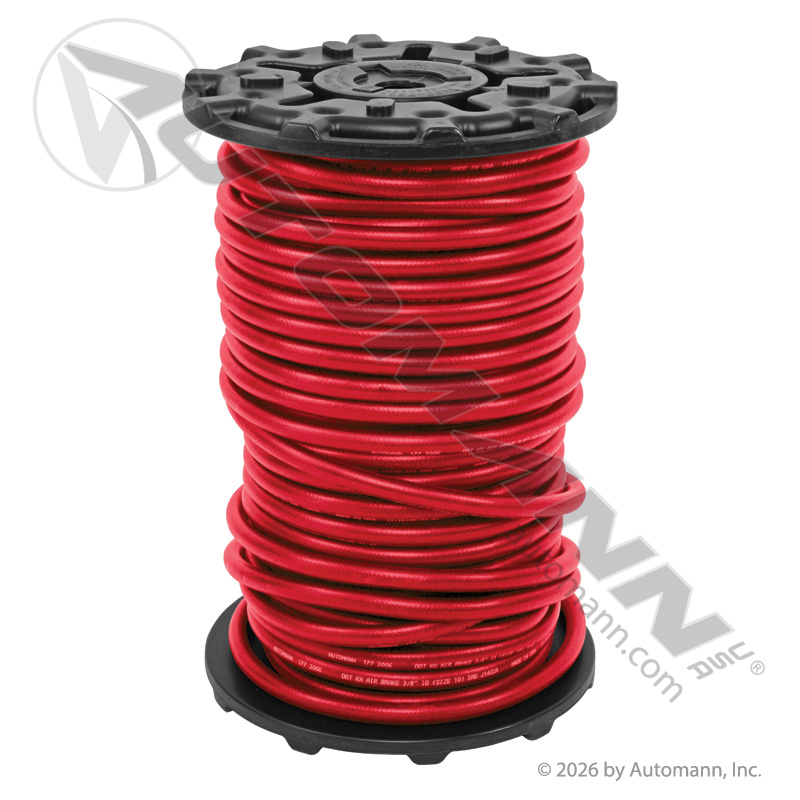 [177.2006RD-250] Air Brake Hose 3/8in 250FT Red