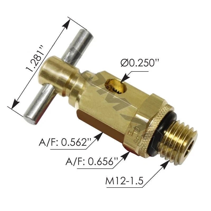 [170.V23038158] Drain Valve M12x1.5 Mack/Volvo (23038158)