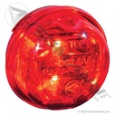 Marker Light LED 2in Round Red 8-Diode, 2-Pin Weathertight