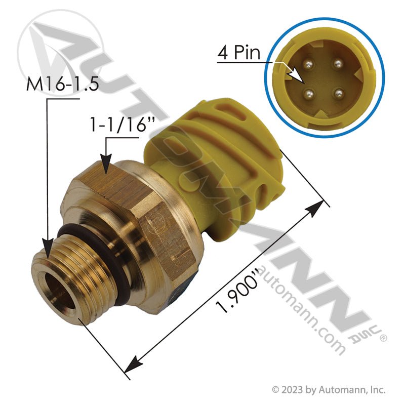 [577.96520OE] Crankcase Pressure Sensor Volvo D12/D13 (21634017)