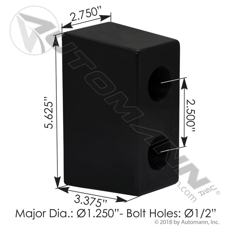 [562.6144UB] Trailer Dock Bumper Poly 6144