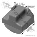 License Lamp Bracket Grey, for 1-1/4 x 2-1/2in Lights