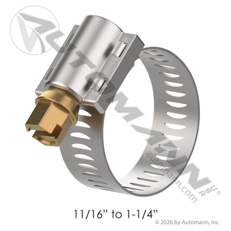 [561.20012-B] Breeze Hose Clamp #12, 0.69-1.25in, 300 SS
