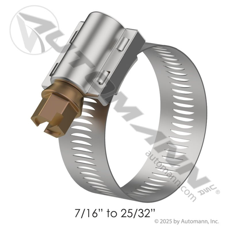 [561.20506-B] Breeze Mini Hose Clamp #6, 0.44-0.78in, 300 SS