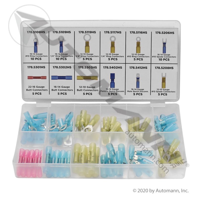 [178.EK75HST] Electrical Kit Heat Shrink Terminal 75pc