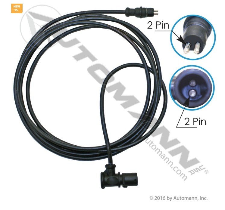 [577.A7130300] ABS Sensor Extension Cable Wabco Type 120in, 2-Wire