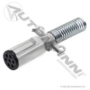 Phillips 7-Pin Plug with Cable Guard, Zinc Die-Cast