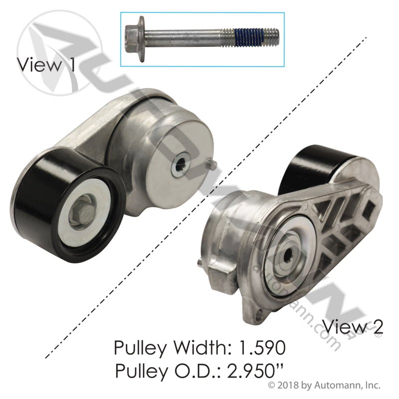 [816.49608] Continental Elite Tensioner Assembly Mack MP7 / Volvo VNL VNR