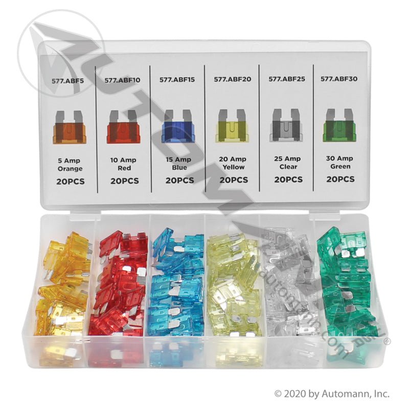 [577.ABF120-KT] Blade Fuse Assortment 120pc