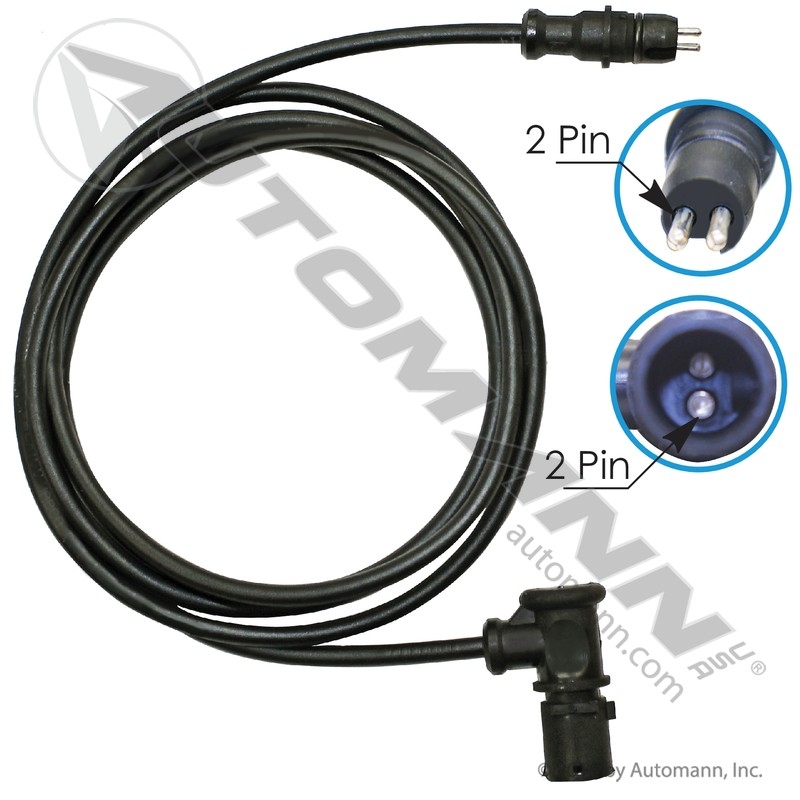 ABS Sensor Extension Cable Wabco Type 72in, 2-Wire