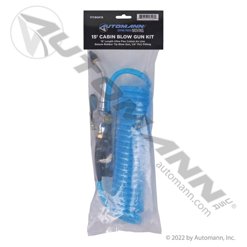 [177.BGK15] Cabin Blow Gun Kit with 15ft Coiled Air Line