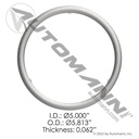Exhaust Gasket 5.0in ID, Mack MP7/MP8, Volvo
