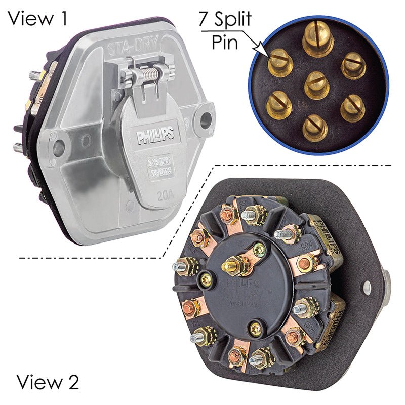 [PHI15-762] Phillips Socketbreaker 7-Way with 20A Breakers, Die-Cast