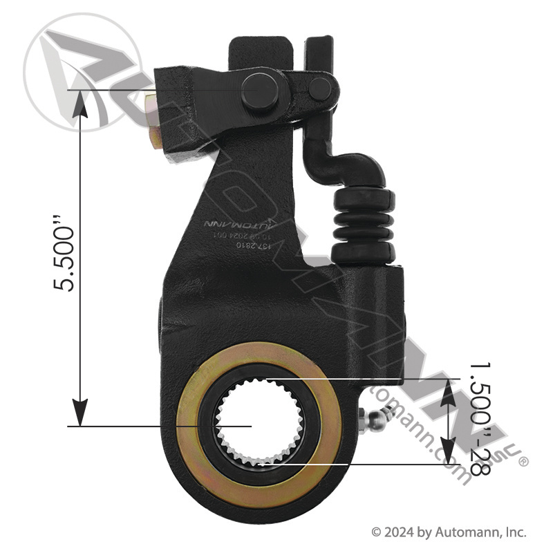[137.2810] Automatic Slack Adjuster Bendix 1-1/2in-28 x 5.5in, w/Clevis