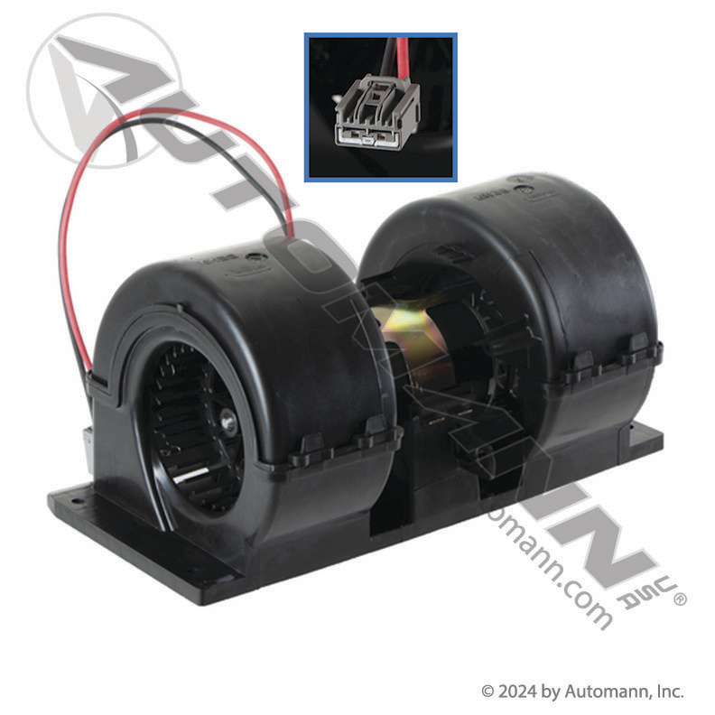 [EVR935099] Everco HVAC Blower Motor with Wheel, Double Shaft Vented, Volvo