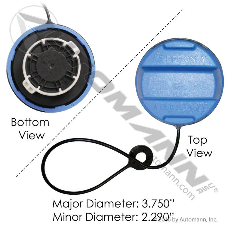 [572.3006] DEF Tank Cap Mack Granite/Pinnacle/TerraPro/Titan 2009-2013