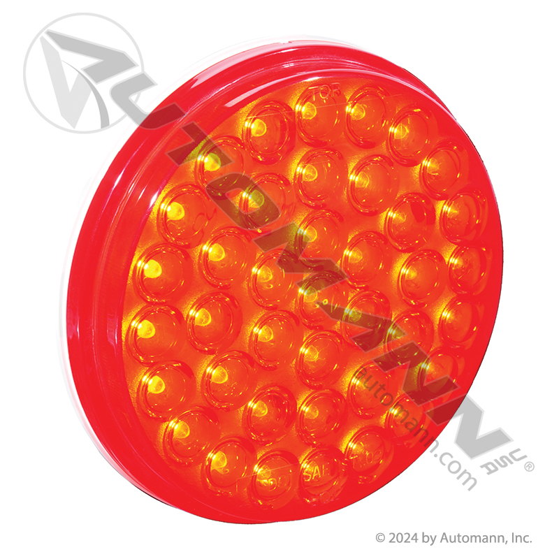 [571.LD40R39] S/T/T Light LED 4in Red, Grommet Mount (Truck-Lite 4050)