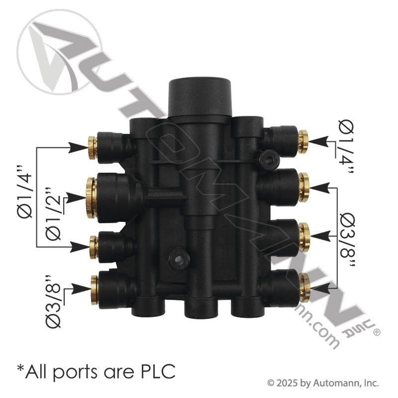 [170.1022OE] Air Pressure Protection Valve Manifold Mack/Volvo, OE Norgren