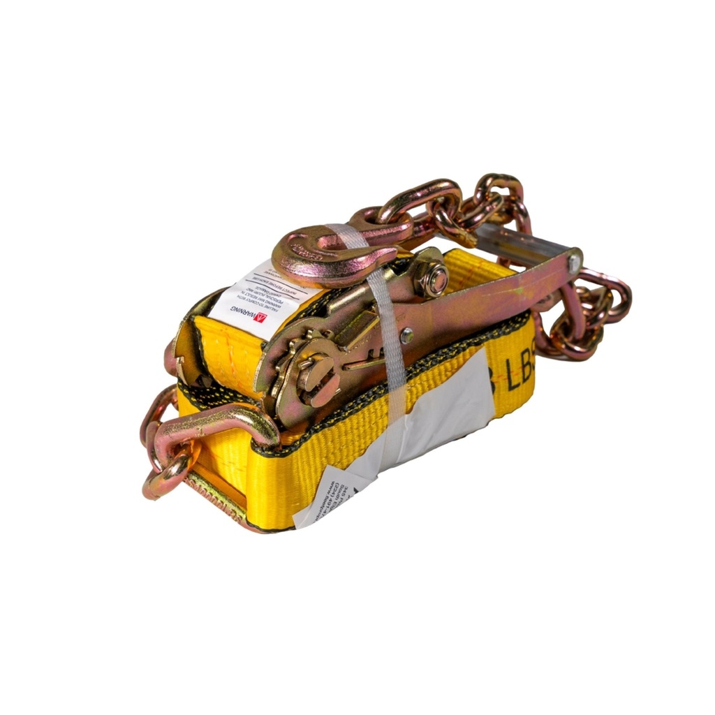 [FL004] 2" x 30' Ratchet Strap wtih Chain Anchor