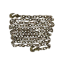 G70 Transport Chain 3/8in x 20ft, Grab Hooks, WLL 6,600 lbs