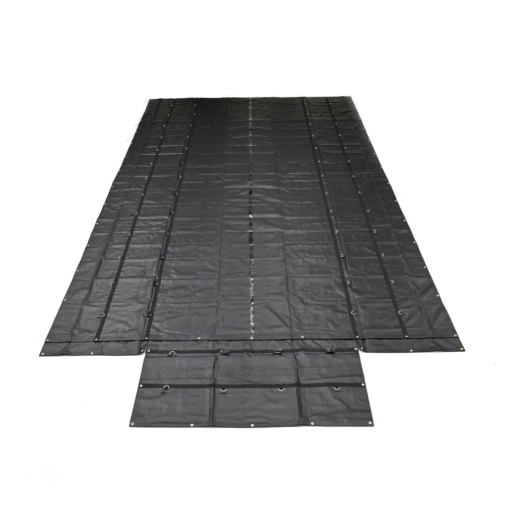 [SV4] Super Vinyl Lumber Tarp 16x27ft, 4ft Drop