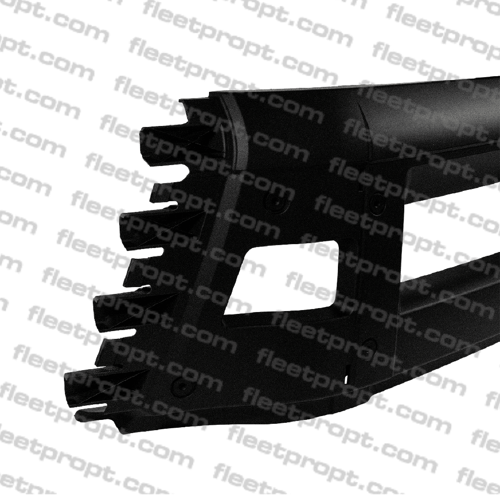 [F-34234] Center Bumper Black, Volvo VNL 2018-2024