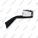 Hood Mirror LH Chrome/Black, Heated, Volvo VNL 2018-2024 (84723681)