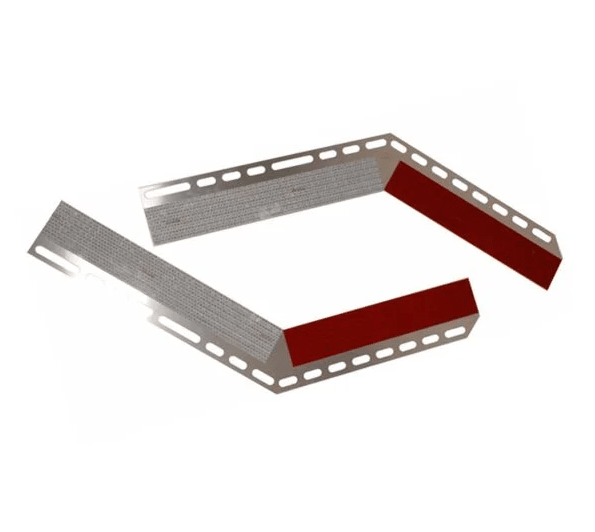 [F-47-RT35] Reflector Plate Angled Aluminum, for Mud Flap Hangers