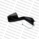 Hood Mirror LH Black, Heated, Volvo VNL 2018-2024 (84723677)