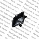 LH Fog Light, LED, Black Housing, 2018+, Freightliner New Cascadia