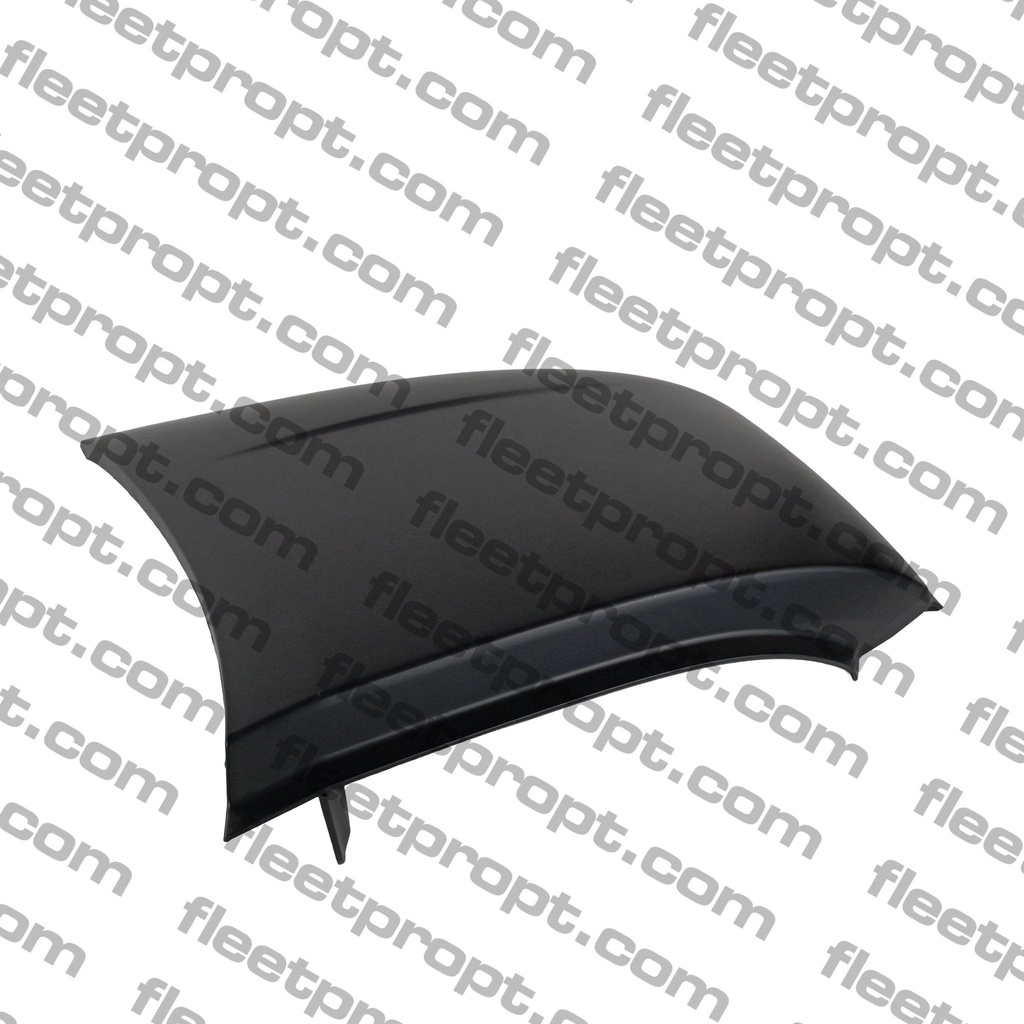 [F-3523-L] Corner Bumper Cover LH Black, Volvo VNL 2018-2024