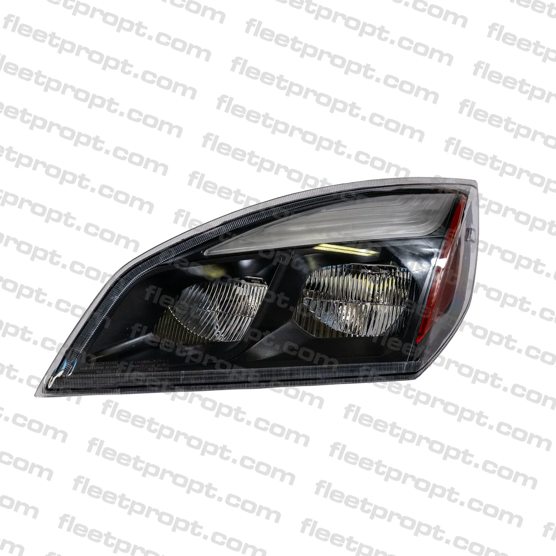 [F-22039-L] Headlight LED LH Black Housing, Cascadia 2018-2025