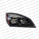 LH Headlight, LED,Black Housing, 2018+, Freightliner Cascadia