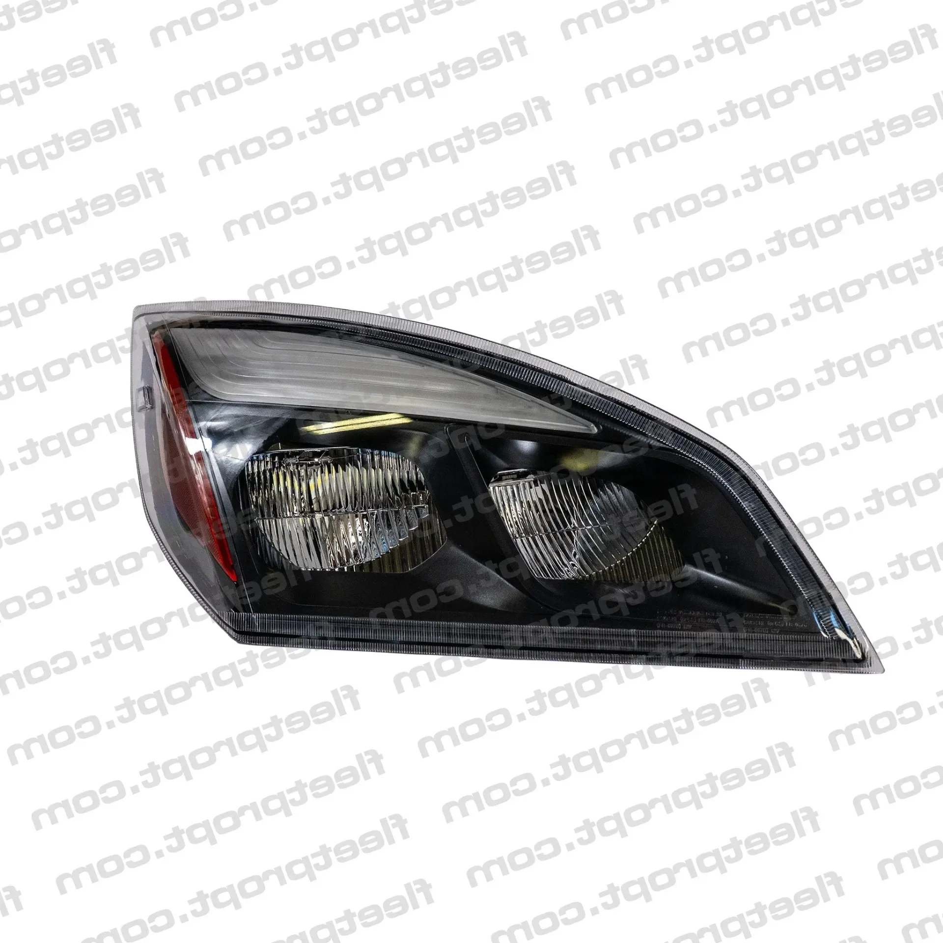 [F-22039-R] Headlight LED RH Black Housing, Cascadia 2018-2025